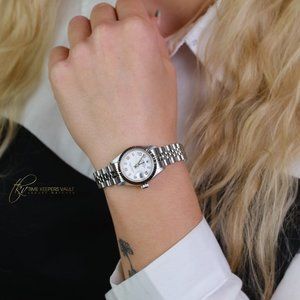 Rolex Datejust 69174 White Arabic Dial 26mm Watch